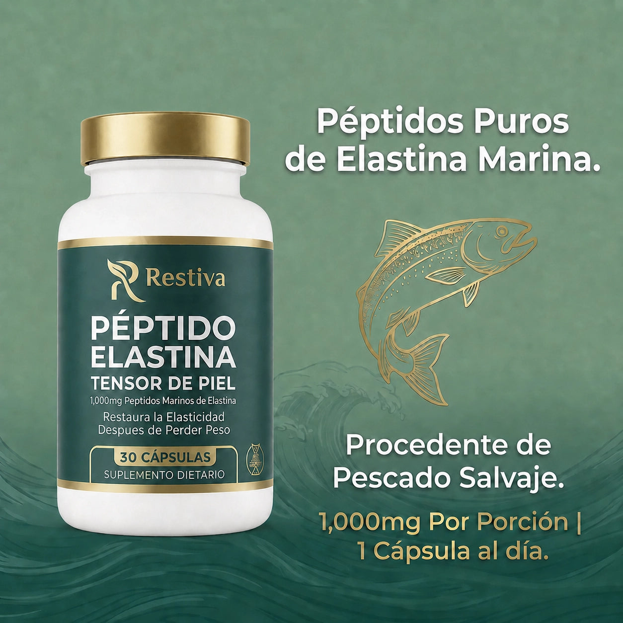 RESTIVA® - Fórmula Tensora de Piel con Péptido de Elastina