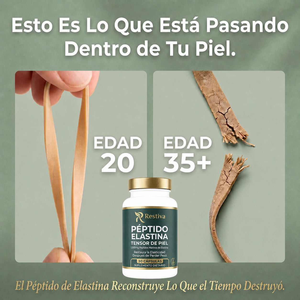 RESTIVA® - Fórmula Tensora de Piel con Péptido de Elastina